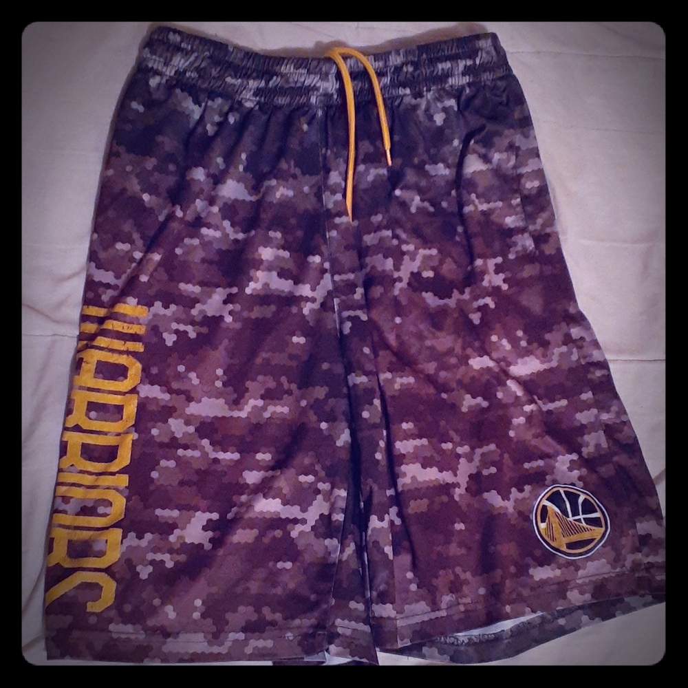 Golden State Warriors kid boy basketball shorts 🌞
